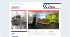 Desktop Screenshot of ccb-reha.de